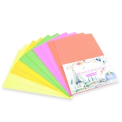 Tektura A4 falista fluo 10szt