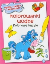 Kolorowanki wodne Kolorowe kucyki
