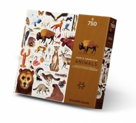 Puzzle 750 Świat Zwierząt Ameryki Północnej