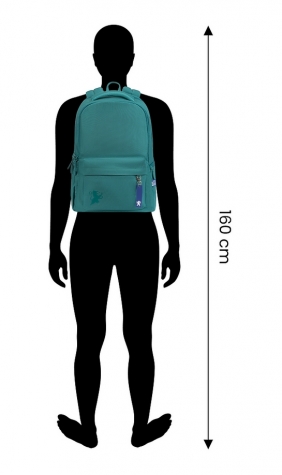 Plecak szkolny Oxford School - ciemnozielony