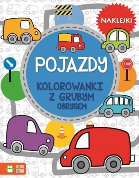 Pojazdy Kolorowanki z grubym obrysem