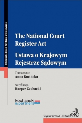 The National Court Register Act Ustawa o Krajowym Rejestrze Sądowym