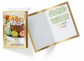 Karnet B6 3DV-127 Wielkanoc