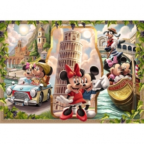 Ravensburger, Puzzle 1000: Wakacje Miki i Mini (165056)