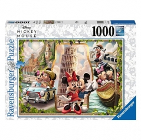 Ravensburger, Puzzle 1000: Wakacje Miki i Mini (165056)