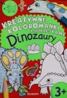Kreatywne kolorowanki z naklejkami Dinozaury