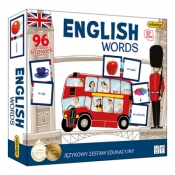 Językowe karty edukacyjne English words