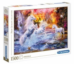 Clementoni, Puzzle High Quality Collection 1500: Wild Unicorns (31805)