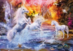 Clementoni, Puzzle High Quality Collection 1500: Wild Unicorns (31805)