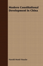 Modern Constitutional Development In China