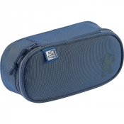 Piórnik z klapką Oxford School - jeans