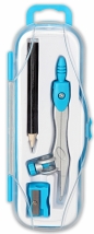 Cyrkiel szkolny Penmate niebieski PC-102 z ołówkiem (TT7637)