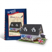 Puzzle 3D: Domki świata - Wielka Brytania, Tea House (306-23105)