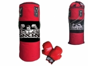 Worek i rękawice bokserskie