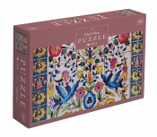 Interdruk, Puzzle 1000: Art on Tiles 3 - Colorful Flowers