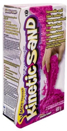 Kinetic Sand neonowy piasek 680g różowy (71409/71409b)