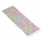 Kryształki samoprzylepne kolorowe 6mm