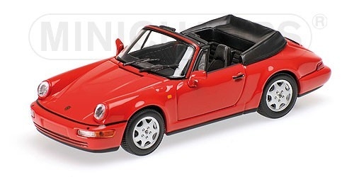 Porsche 911 Carrera 2 Cabriolet 1990 (red)