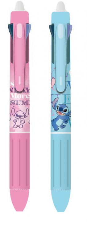 Coolpack, Długopis Wymazywalny Automatyczny 4w1 Disney Fashion - Stitch pastel (81058PTR)