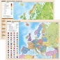 Podkładka na biurko - Mapa pol-fizyczna Europy