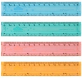 Linijka 15cm Twist elastyczna, 1 szt