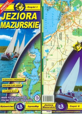 Jeziora Mazurskie mapa 1:60 000