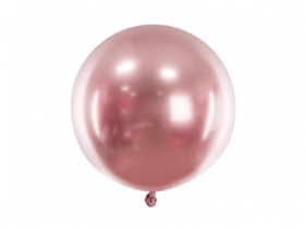 Balon okrągły Glossy różowe złoto 60cm