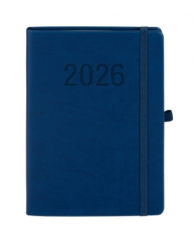 Kalendarz 2026 Memofix A5 TDW - Granatowy
