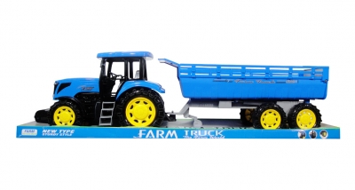 Traktor z przyczepą