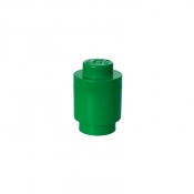 Lego, okrągły pojemnik klocek Brick 1 - Zielony (40301734)
