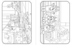 Bluey. Super Mega kolorowanka