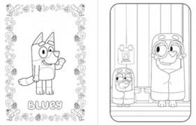 Bluey. Super Mega kolorowanka