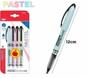 Zakreślacz pastelowy 1,0/3,0mm 4szt