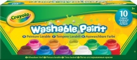 Farby w butelkach Crayola 10 kolorów
