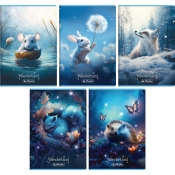 Zeszyt Herlitz Wonderland A5/32k kratka z marginesem, 1 szt