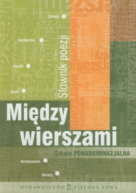 Między wierszami Słownik poezji - Artur Dzigański