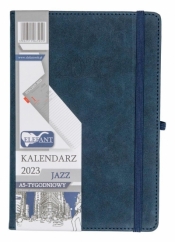 Kalendarz 2023 A5 tyg. Jazz granatowy