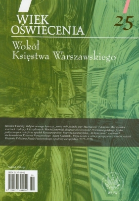 Wiek Oświecenia Tom 25 - <br />