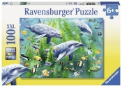 Puzzle XXL Trzy delfiny 100 (106059)
