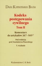 Kodeks postępowania cywilnego t.2