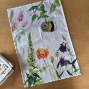 Ręcznik kuchenny TT47 Pszczoły i kwiaty
