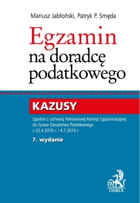 Egzamin na doradcę podatkowego Kazusy - Jabłoński Mariusz, Smęda Patryk P.