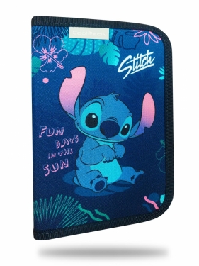 Coolpack, Piórnik jednoklapkowy bez wyposażenia Clipper Disney Blue - Stitch (F076780)