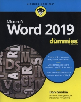 Word 2019 For Dummies - Gookin Dan