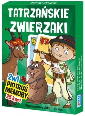 Karty Piotruś/Memory. Tatrzańskie zwierzaki