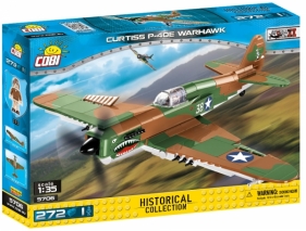 Cobi: Mała Armia. Curtiss P-40E Warhawk - amerykański myśliwiec (5706)