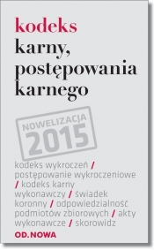 Kodeks karny, postępowania karnego - <br />