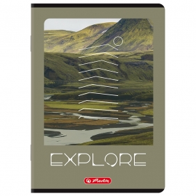 Zeszyt Herlitz A5/80k linia z marginesem, 1 szt