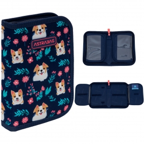 Astrabag, Piórnik pojedynczy dwuklapkowy bez wyposażenia - Dear Puppy, AC1