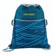 Coocazoo, worek na buty RocketPocket II FIX, kolor: Zebra Stripe Blue (183887)